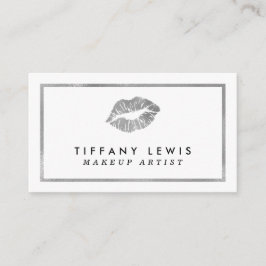 フェイクな銀製のメーキャップアーティストの名刺 名刺