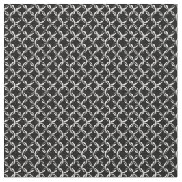 フェイクなChainmailの黒いおよび灰色の網の一見 ファブリック