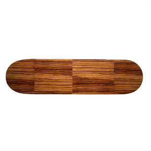 フェイクなZebrawoodのWoodgrainエグゼクティブ スケートボード