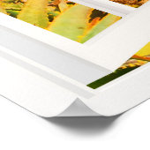 フェイクウィンドウとビーチ海 ポスター (角)