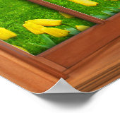 フェイクウィンドウイリュージョン – 春園 ポスター (角)