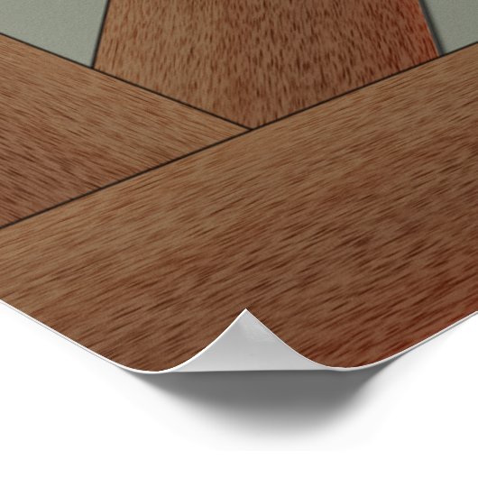 フェイクウィンドウフレームポスター写真の追加 ポスター (角)