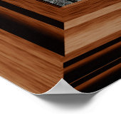 フェイクウィンドウポスター冬の雪シーン木氷柱 ポスター (角)