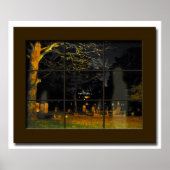 フェイクウィンドウ墓地ハロウィーンプロップハ幽霊のよく出るウス ポスター (正面)