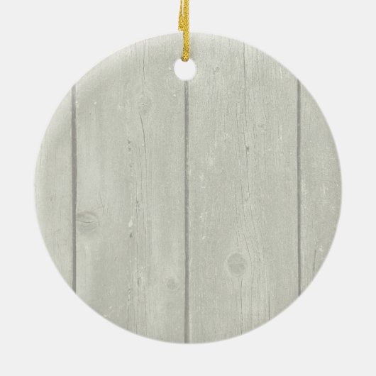 フェイクウッドのフローラクラウン付きジオメトリックディアヘッド セラミックオーナメント (裏面)