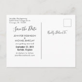 フェイクウッドのフローラクラウン付きジオメトリックディアヘッド 案内ポストカード (裏面)