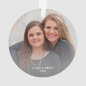 フェイクエレガントバラカスタム金ゴールドの写真 オーナメント (裏面)