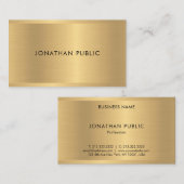 フェイクエレガントモダンテンプレート 名刺 (正面/裏面)