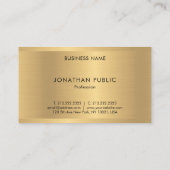 フェイクエレガントモダンテンプレート 名刺 (裏面)