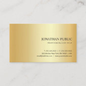 フェイクエレガントモダントレンディーテンプレート 名刺 (正面)