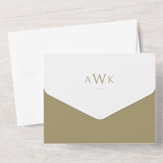 フェイクエレガント書結婚の破れ オールインワン招待状 (裏面)