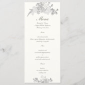 フェイクエンボスピクラシックオイフォーマルル結婚ズ メニュー (正面)