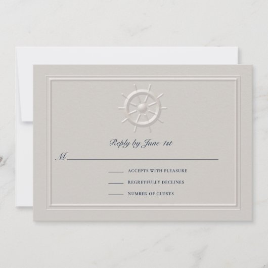 フェイクエンボスボートヘルム沿岸結婚の反応 (正面)