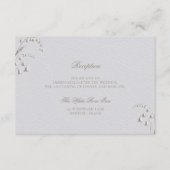 フェイクエンボスリリフォーマルー披露宴結婚ズ エンクロージャーカード (正面)