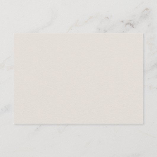 フェイクエンボスワイルドフラワーフォーマル披露宴結婚ズ エンクロージャーカード (裏面)