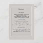 フェイクエンボス二重フレフォーマルー結婚ムの詳細 エンクロージャーカード (正面)