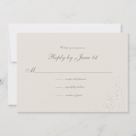 フェイクエンボス野フォーマル花結婚の反応 (正面)