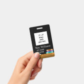 フェイクカルボード中学校先生IDバッジ バッジ (手持ち)