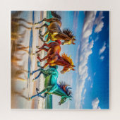 フェイクキャンバスプリントプリント ジグソーパズル (横)