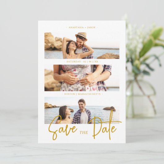 フェイククールゴールデン結婚ロマンの写真数々の3 セーブザデート (スタンド正面)