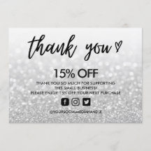 フェイクグリッターありがとうハートメディア挿入