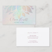 フェイクグリッターエステティシャン 名刺 (正面/裏面)