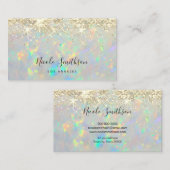 フェイクグリッターオパール名刺 名刺 (正面/裏面)