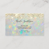 フェイクグリッターオパール名刺 名刺 (裏面)