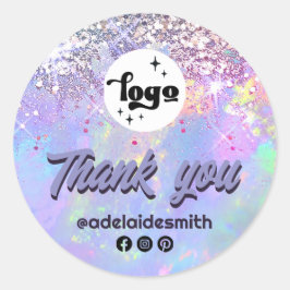 フェイクグリッターオ感謝していパル ラウンドシール