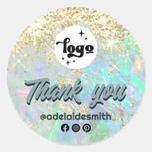 フェイクグリッターオ感謝していパル ラウンドシール