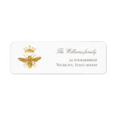 フェイクグリッタークイーンbeeラベル ラベル (正面)