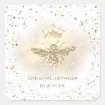 フェイクグリッタークイーンbeeロゴ