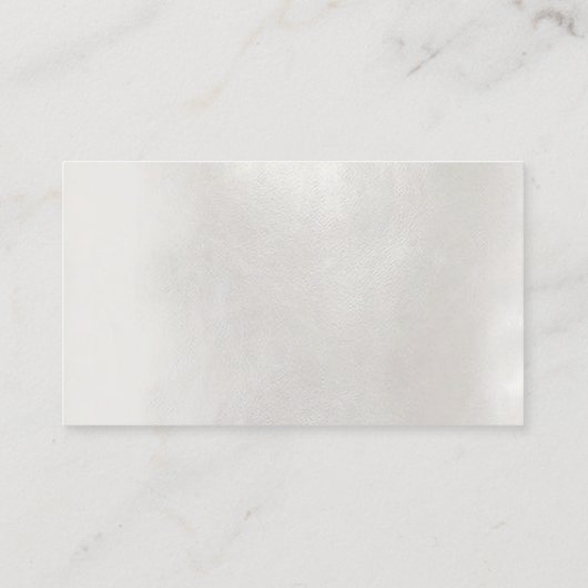 フェイクグリッターサロンアポイントメントカード 名刺 (裏面)