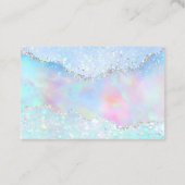 フェイクグリッターサンキューカード 名刺 (裏面)