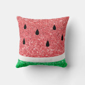 フェイクグリッタースイカ切り クッション (裏面)