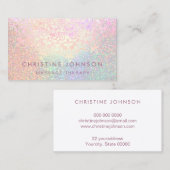 フェイクグリッターデザイン 名刺 (正面/裏面)