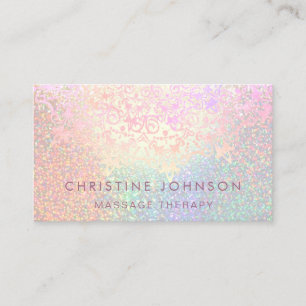 フェイクグリッターデザイン 名刺