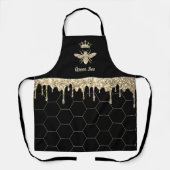 フェイクグリッタードリップ エプロン (正面)