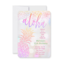 フェイクグリッターパイナップル誕生日