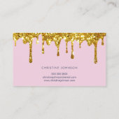 フェイクグリッタービーと花名刺 名刺 (裏面)