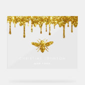 フェイクグリッタービー アクリルサイン (正面)