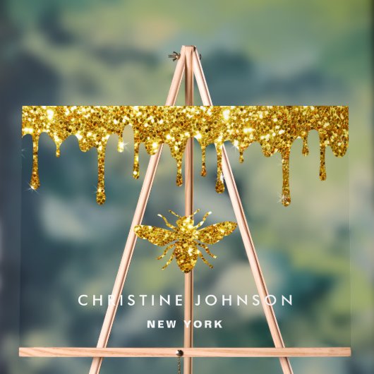 フェイクグリッタービー アクリルサイン (ニュートラル)