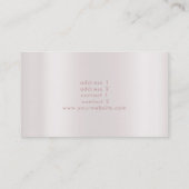 フェイクグリッターピアノのメタリフェイクック効果 名刺 (裏面)