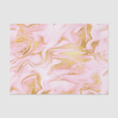 フェイクグリッターピンクの流体大理石のテクスチャ 薄葉紙 (正面)