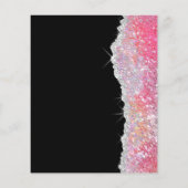 フェイクグリッターピンクシークインチラシ チラシ (裏面)