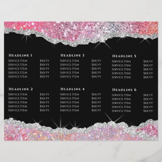 フェイクグリッターピンクセコンパンフ (裏面)