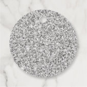 フェイクグリッターピンクディスコ女性のカーボーイバチェロレッテ フェイバータグ (裏面)