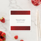 フェイクグリッタールビーレッド スタンダードカクテルナプキン (インサイチュ)