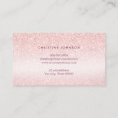 フェイクグリッターロータロゴロイヤリティカード 名刺 (裏面)