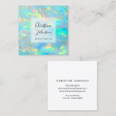 フェイクグリッター写真 スクエア名刺 (正面/裏面)